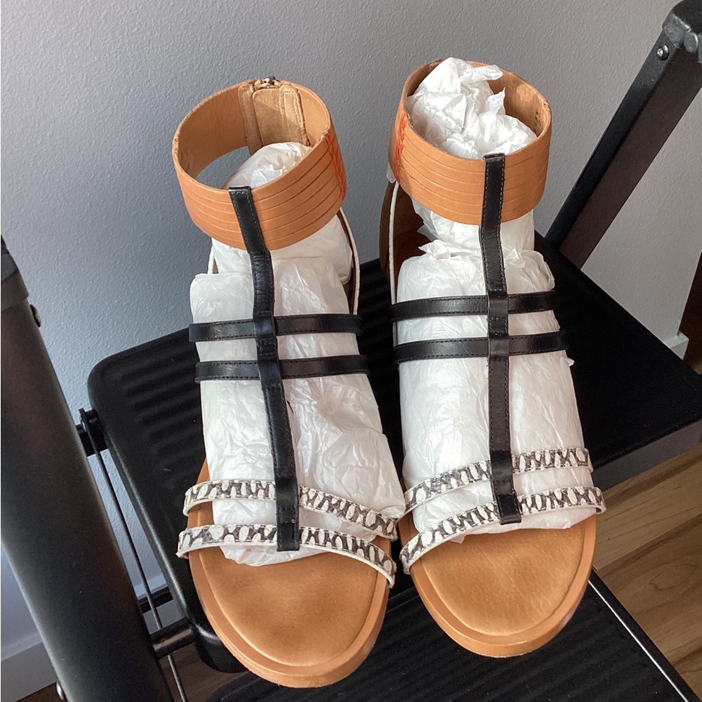 Coach Leather Ankle Multi- Style Sandals 10